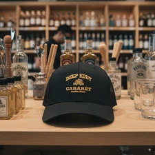 Deep Eddy Cabaret 1951 Austin Texas Bar RARE Mesh Back Hat Cap Trucker Snapback