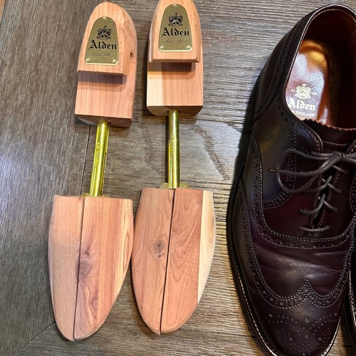 Alden Burgunderrot Budapester Bal 8 974 Shell Cardovan Leder elegante Schuhe 11 C/E - Bild 7 von 19