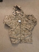 NEW USGI US Navy Working Parka NWU Type II AOR1 Desert Goretex Size LARGE LONG