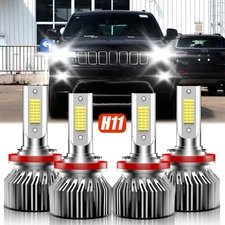 For Jeep Grand Cherokee 2018-2021 Combo LED Headlight Bulb High Low Beam Kit