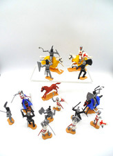 Lot of 15 VTG 1960s TIMPO TOYS Great Britain MEDIEVAL KNIGHTS CRUSADERS 1:32