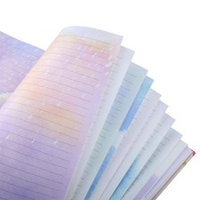 Colorful Pages Writing Notebook, Unique Journal for Note  Diary