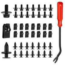 45 PCS Engine Splash Shield Under Cover Bolts, Fender Liner Clips, Universal ...