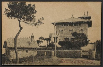 Barcelona. BARCELONA. Tibidabo. Alrededores de la Cúspide. Chalets.