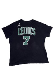 Nike Boston Celtics Jaylen Brown 7 Black NBA T-Shirt, Unisex Adult Size m