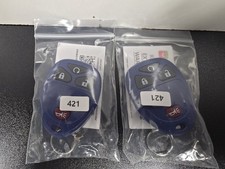 Key Fob Keyless Entry Remote fits Chevy Silverado Traverse Equinox 2 pk Blue NEW
