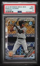 2019 Bowman Chrome Prospects Mega Box Mojo Refractor Marco Luciano PSA 9 09an
