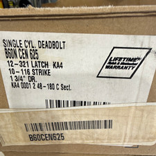 Qty of 4 - Schlage B60 CEN 625 Single Cylinder Deadbolt