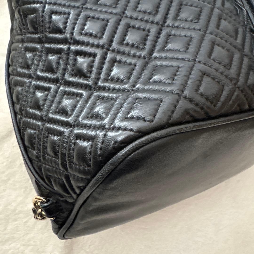 Tory Burch Fleming Backpack Leather Quilting Embo… - image 7