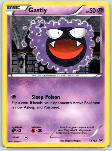 Gastly XY132 Holo Promo XY Promo Pokemon Heavily Played