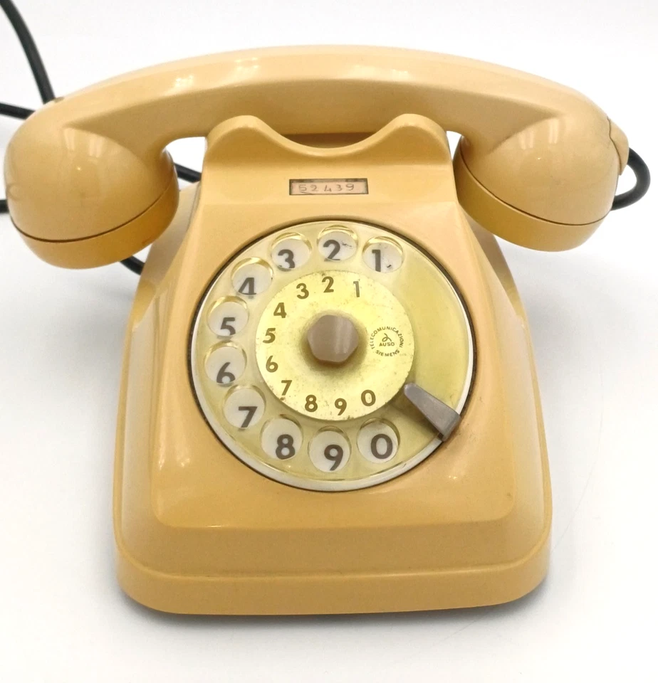 SIP AUSO SIEMENS TELEFONO ROTATIVO VINTAGE ANNI '70 - Immagine 2 di 4