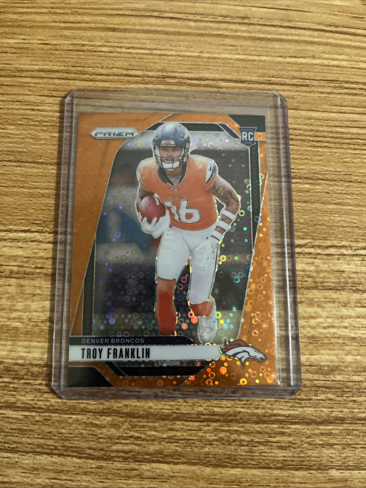 2024 Panini Prizm - Rookies Troy Franklin #393 Disco Prizm (RC)