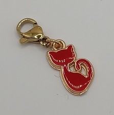 Katze rot Clip Anhänger Bettelarmband Kinder Schmuck Adventskalender Füllung