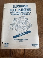Electronic Fuel Injection. Functional Analysis And Diagnostic Training Book.
