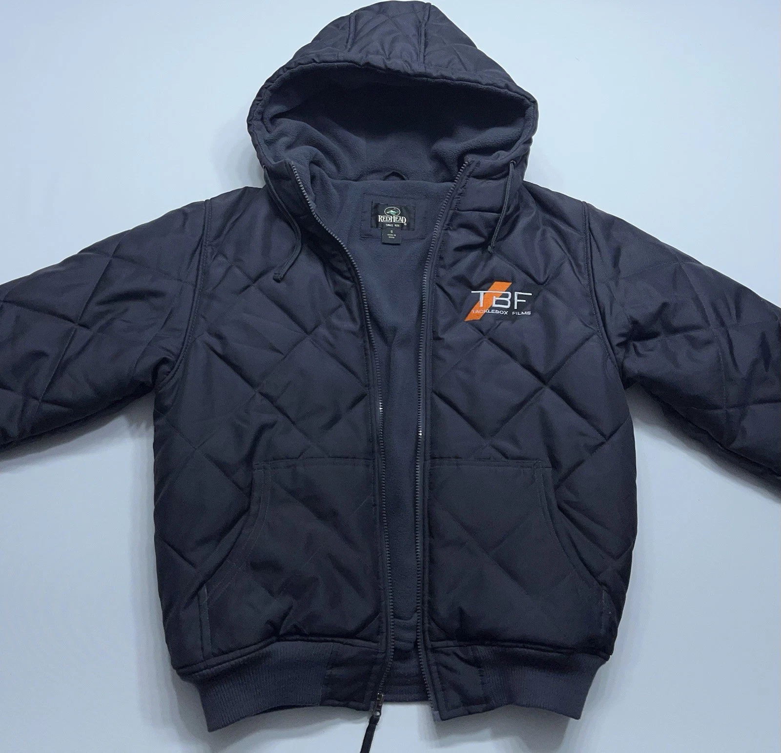 Redhead Hooded Fleece Lined Bomber Jacket Mens Small Softshell Insulated Black
Opens in a new window