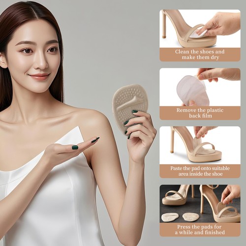 Metatarsal Pads Women, Heel Inserts for Women, Gel Ball of Foot Cushions - Picture 6 of 7