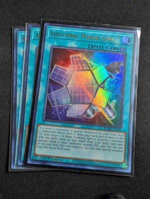 Yugioh - 3x Additional Mirror Level 7 BLMR-EN047 1st Ultra Rare NM