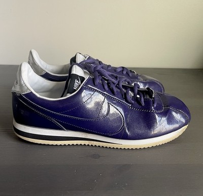 Nike Cortez 72 Basic Premium QS Mens sz 11 Purple White Silver 819721-500