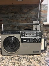 Vintage Panasonic 8 Track Player Radio Boombox Amfm Ac Dc Tested Video Read