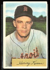 Harvey Kuenn 1954 Bowman RC H #23 Detroit Tigers