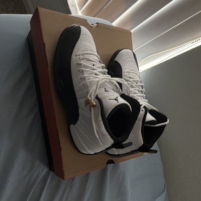 Jordan Air Jordan 12 Retro White Black High Top Athletic Sneakers