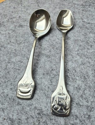 BSF Modell Serie RELIEF Besteckteile Joghurtlöffel Suppenlöffel