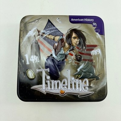 Timeline American History Card Game Asmodee Complete With Instructions 