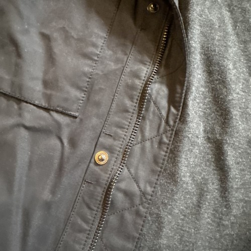 Banana Republic Water Resistant Field Jacket Black Men Med Tall Outerwear Hooded - Picture 8 of 13