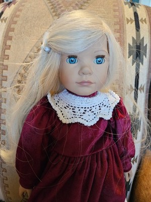 Heidi Ott Doll Beth 18'' Best Faithful Friends Long Blonde Hair Velvet Dress Eyes