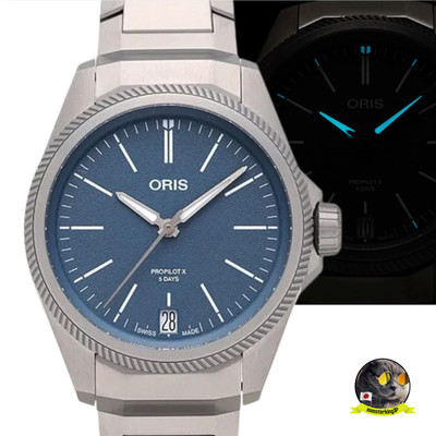 Oris ProPilot X Calibre 400 Titanium Herrenuhr 01 400 7778 7155-07 7 20 01TLC