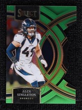 2023 Select Premier Level Neon Green Prizm Die-Cut /499 Alex Singleton #144 0ma6