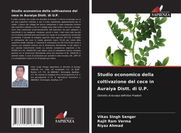 Vikas Singh Sengar (U. A.) | Studio Economico Della Coltivazione Del Cece In...-image