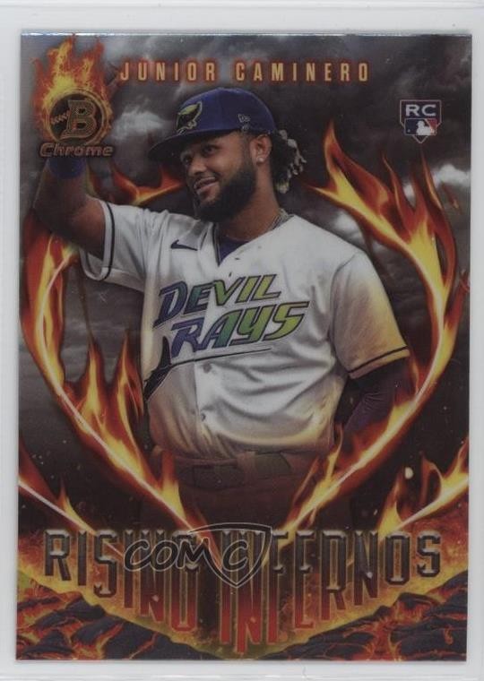2024 Bowman Rising Infernos Junior Caminero #RI-6 1q51