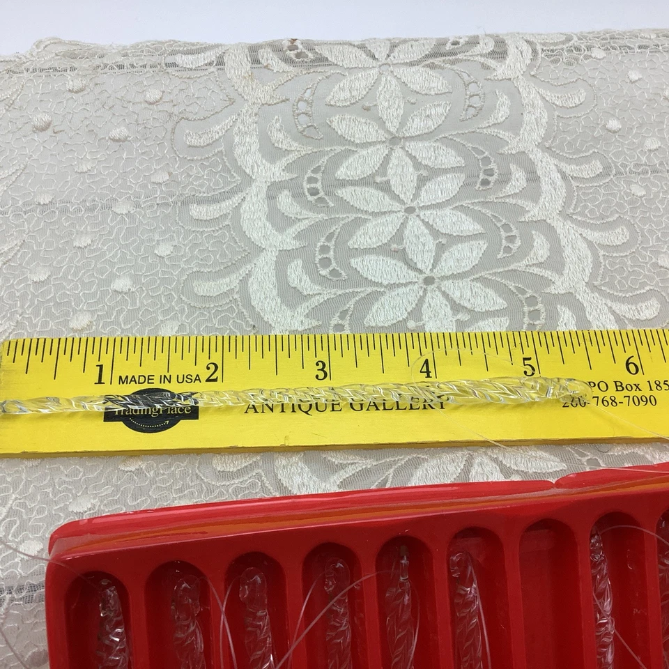 Enfeites vintage de vidro torcido de gelo, conjunto de caixa de 12 peças - Imagem 4 de 4