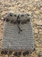 Vintage Silver Mesh Purse With Coin Accents