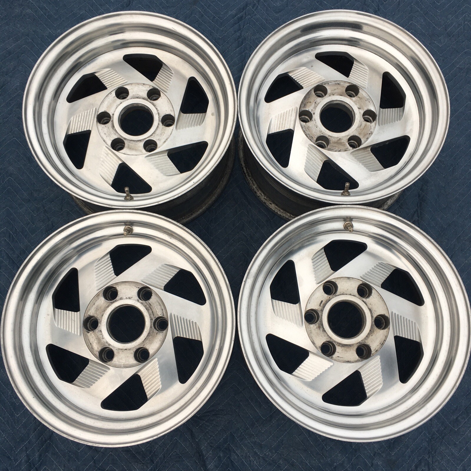 16x8” Budnik Billet Wheels 1990’s 6x139.7 Old School Discontinued Lz5