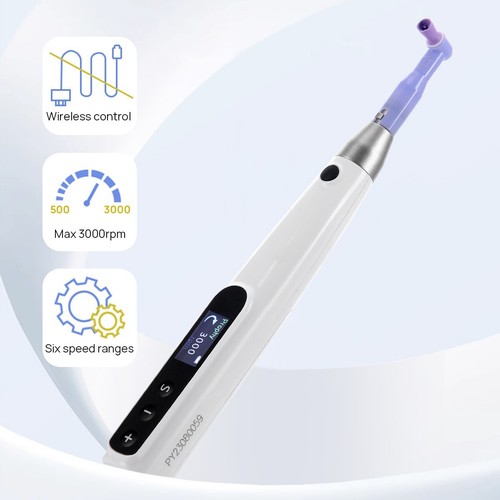 Dental Electric Cordless Hygiene Prophy Handpiece 360° Swivel + Prophy Angles - Picture 7 of 17