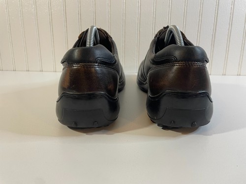 Skechers Men's Oxford Leather Shoes SN 4400 Size 10 US Brown Lace Up - Picture 8 of 15