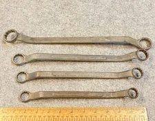 Box End Wrench Set 4 Pc Offset 12 Point Forged Alloy Steel