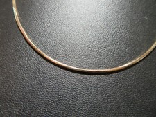 14K YG SNAKE LINK CHAIN 20" LONG 1.30 MM THICK 6.92 grams A16776-1 