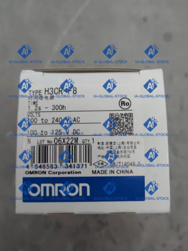 NEW OMRON PLC  Timer H3CR-F8 100-240V AC NEW IN BOX  6 Month Warranty