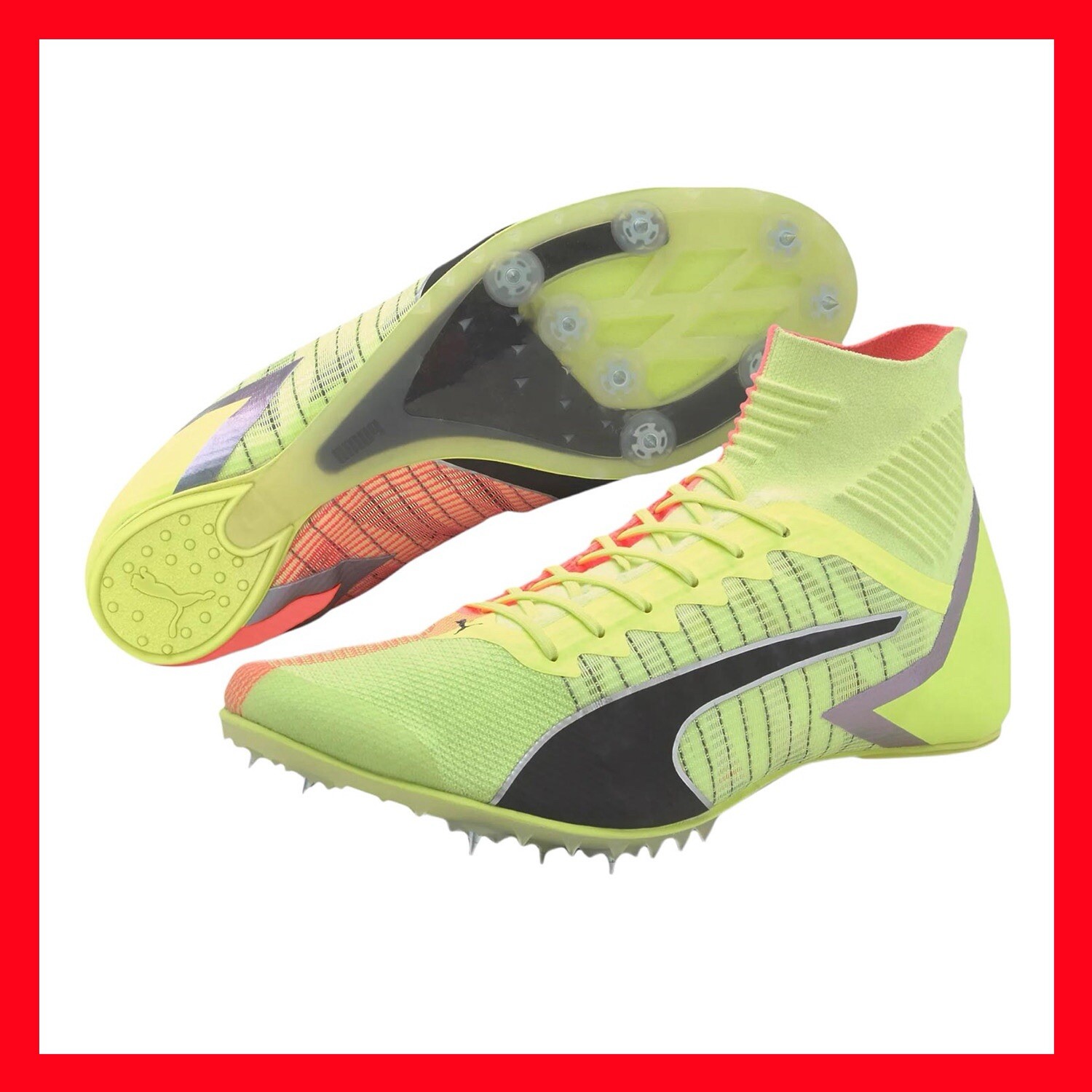 [Lotto di 10] Tacchetti Puma Evospeed Tokyo Future Mid Track Running Spikes Uomo
