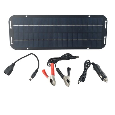 60W,Solar Panels 12V Olt Trickle Battery Charger For Caravan Car Van Boat Kit