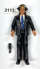 Vintage WWE wwf Jakks Classic Superstars Mr Perfect Curt Hennig Announcer