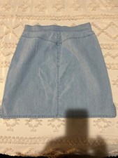 Liz Claiborne blue jean skirt, size 12 petite