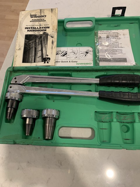 Wirsbo Q6295075 ProPEX Expander Tool Set With 1/2 3/4 & 1" for sale