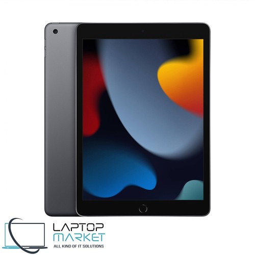 New Apple iPad 9th Gen 64GB WiFi Bluetooth 8MP Cam 10.2″ Gray Tablet - Afbeelding 2 van 2