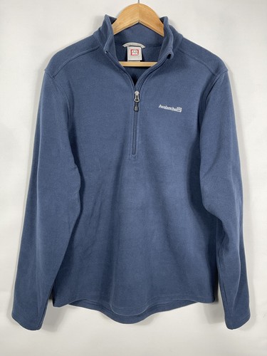 Navy Blue 1/2 Zip Fleece Pullover | eBay