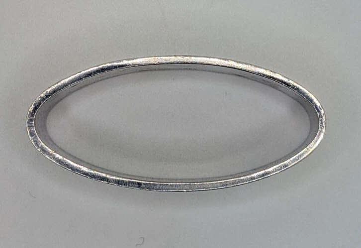 Vintage Alemão 800 Anel de Guardanapo de Prata "C" Gravura Inicial, 55 gramas - Imagem 4 de 4