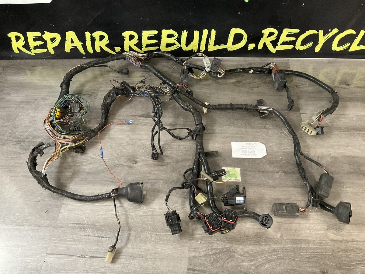 2002 2003 2004 Kawasaki ZX12 ZX-12 ENGINE WIRE WIRING 2002 2003 2004 Kawasaki ZX12 ZX-12 ENGINE WIRE WIRING